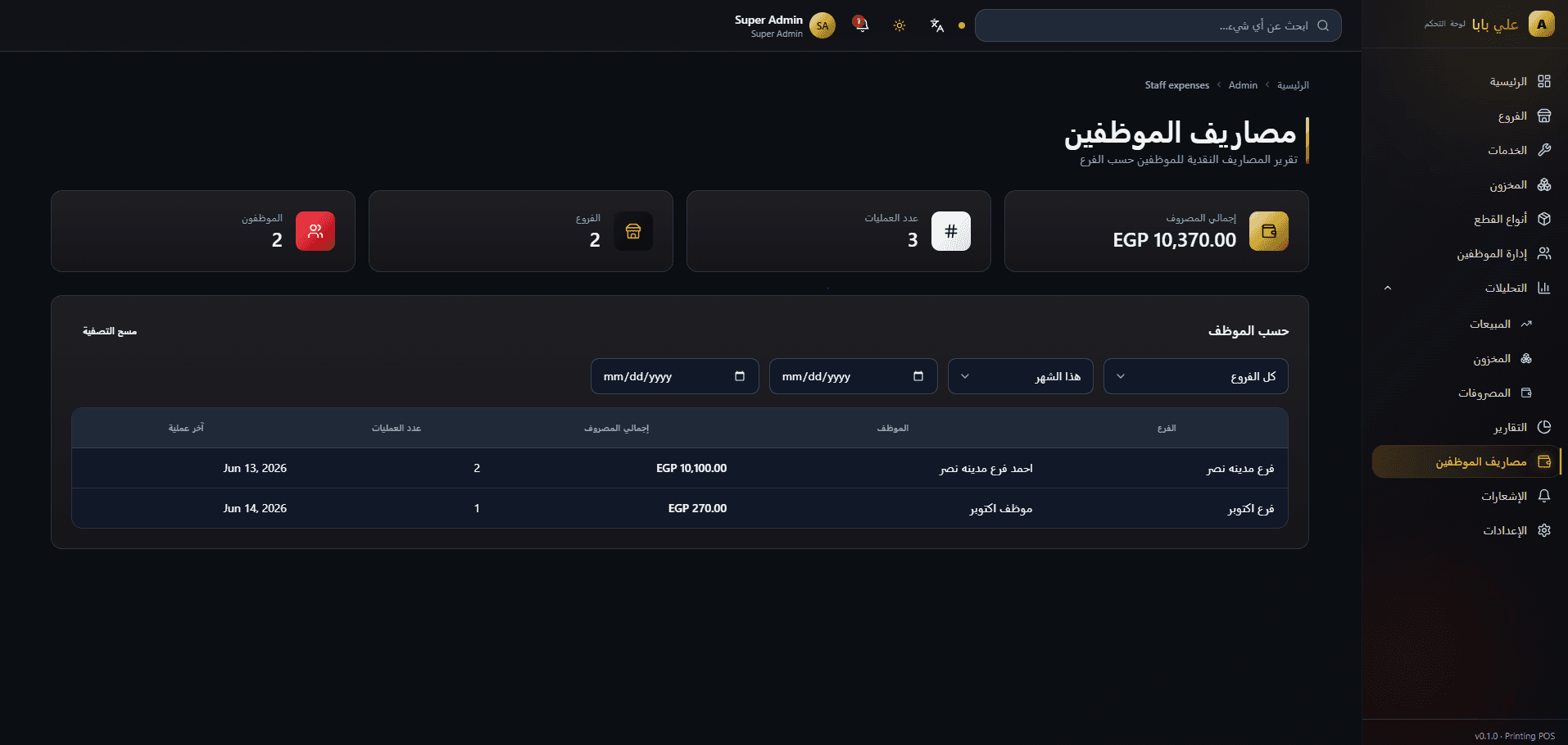 لقطة 10 من Aly Baba POS System + Desktop Cashier Application