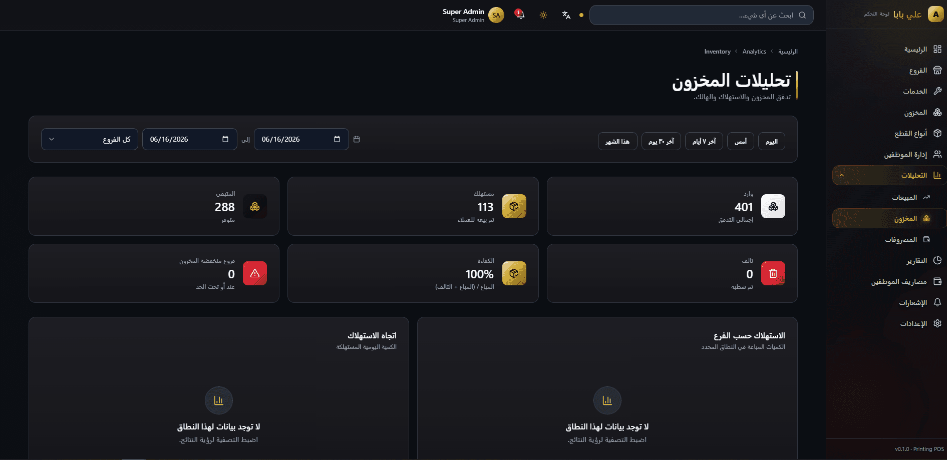 Reports and analytics