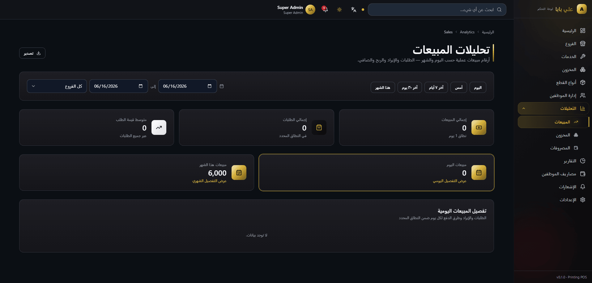 لقطة 7 من Aly Baba POS System + Desktop Cashier Application